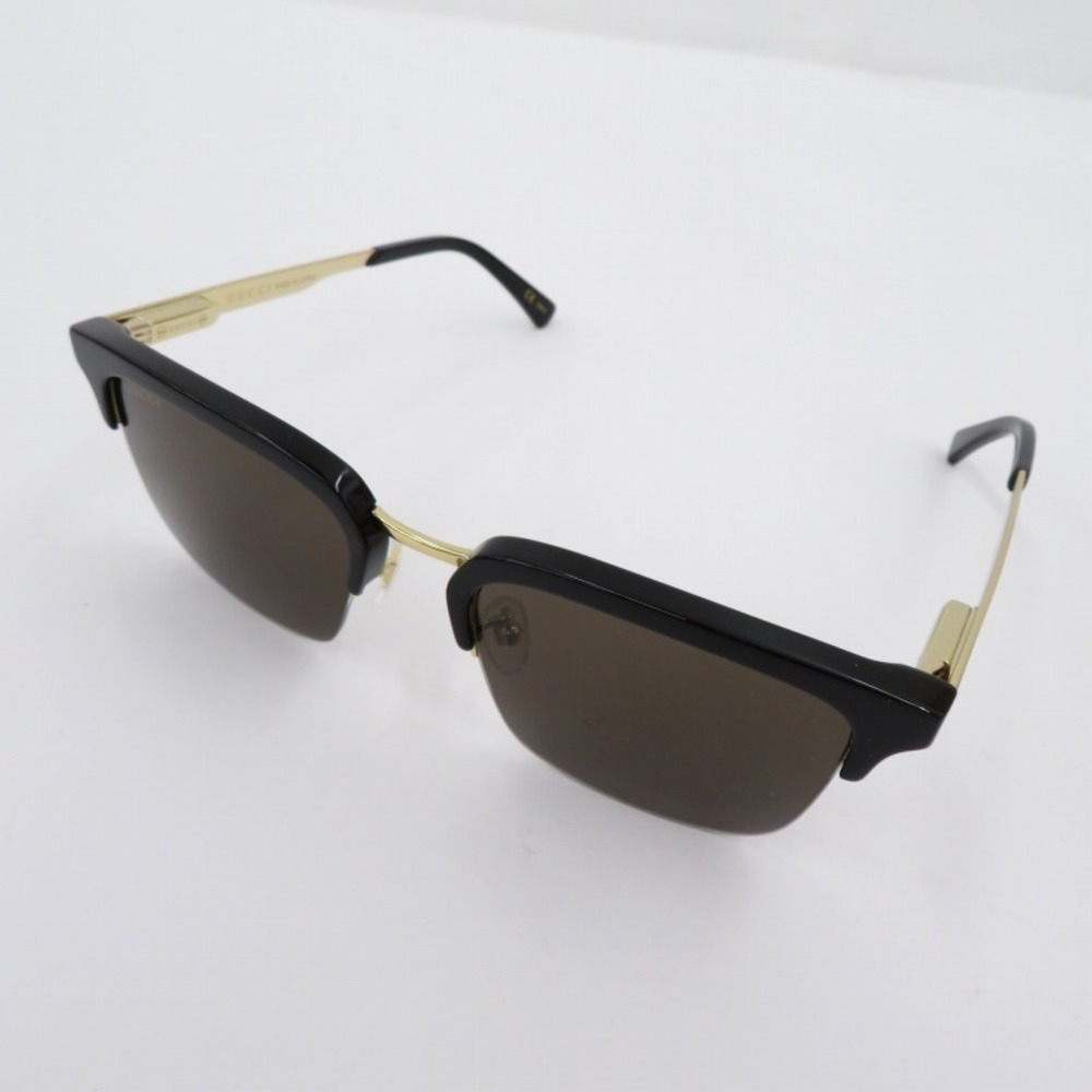Gucci Rectangular Sunglasses Brown Black - image 1